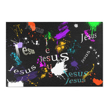 Load image into Gallery viewer, Jesus w/Paint splatters - Area Rugs