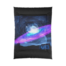 Load image into Gallery viewer, Wormhole & Galaxy on Earth - Comforter
