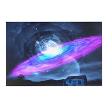 Load image into Gallery viewer, Worm hole & galaxy - Area Rugs