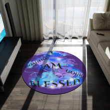 Load image into Gallery viewer, I AM Blessed Coming & Going (Round Rug)