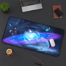 Load image into Gallery viewer, Celestial Desk Mat with Butterflies - Cosmic Office Decor