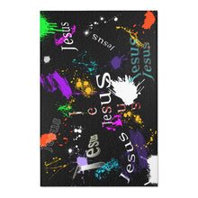 Load image into Gallery viewer, Jesus w/Paint splatters - Area Rugs