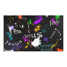 Load image into Gallery viewer, Jesus w/Paint splatters - Area Rugs