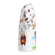 Load image into Gallery viewer, Jesus Savior, Master, Lord (White) - Unisex Button Up Short-Sleeve Shirt (Sizes Run Small)