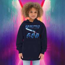 Load image into Gallery viewer, Protected By God Always - Kids fleece hoodie Cotton Heritage Y2550