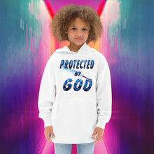 Load image into Gallery viewer, Protected By God Always - Kids fleece hoodie Cotton Heritage Y2550