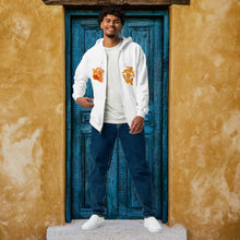 Load image into Gallery viewer, My Heart Burns 4-Jesus - Unisex heavy blend zip hoodie (GILDAN 18600