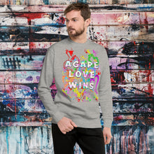 Load image into Gallery viewer, Agape Love Wins Father, Son & Holy Spirit - Unisex Premium Sweatshirt