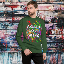 Load image into Gallery viewer, Agape Love Wins Father, Son & Holy Spirit - Unisex Premium Sweatshirt