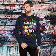 Load image into Gallery viewer, Agape Love Wins Father, Son & Holy Spirit - Unisex Premium Sweatshirt
