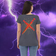 Load image into Gallery viewer, God Said It That's All You Need PERIODT! - Women’s recycled v-neck t-shirt Relaxed Bella Canvas 6405CVC