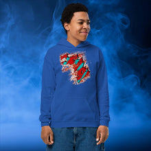 Load image into Gallery viewer, Jesus My King - Youth heavy blend hoodie Gildan 18500B
