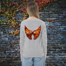 Load image into Gallery viewer, Protected By God Always - Youth long sleeve tee BELLA + CANVAS 3501Y