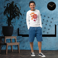 Load image into Gallery viewer, Flying High for Jesus - Youth long sleeve tee BELLA + CANVAS 3501Y