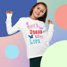 Load image into Gallery viewer, U Got Jesus U Got Life - Youth long sleeve tee