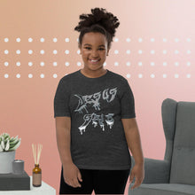 Load image into Gallery viewer, JESUS said You Are Mine Isa. 43:1 NLT - Youth Short Sleeve T-Shirt Bella + Canvas 3001Y