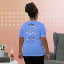 Load image into Gallery viewer, JESUS said You Are Mine Isa. 43:1 NLT - Youth Short Sleeve T-Shirt Bella + Canvas 3001Y