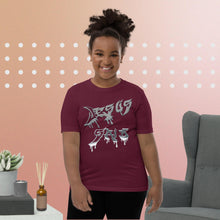 Load image into Gallery viewer, JESUS said You Are Mine Isa. 43:1 NLT - Youth Short Sleeve T-Shirt Bella + Canvas 3001Y