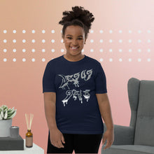 Load image into Gallery viewer, JESUS said You Are Mine Isa. 43:1 NLT - Youth Short Sleeve T-Shirt Bella + Canvas 3001Y