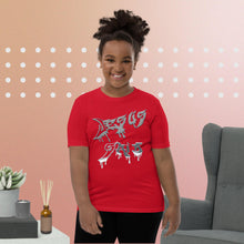 Load image into Gallery viewer, JESUS said You Are Mine Isa. 43:1 NLT - Youth Short Sleeve T-Shirt Bella + Canvas 3001Y