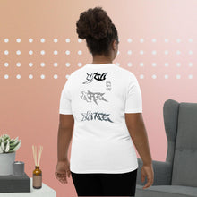 Load image into Gallery viewer, JESUS said You Are Mine Isa. 43:1 NLT - Youth Short Sleeve T-Shirt Bella + Canvas 3001Y