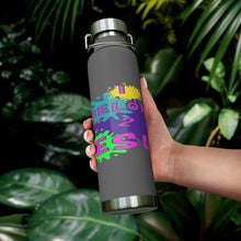 Load image into Gallery viewer, Big God said Let There Be Light & I Belong to JESUS (22oz Vacuum Insulated Bottle)