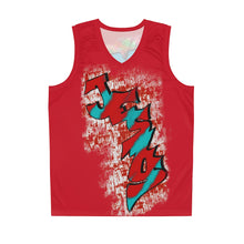 Load image into Gallery viewer, Jesus My King - Red (Basketball Jersey)