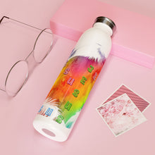 Load image into Gallery viewer, JESUS JESUS FEATHER (Slim Water Bottle)
