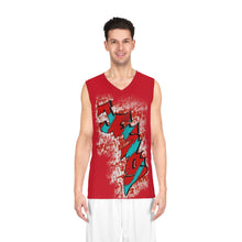 Load image into Gallery viewer, Jesus My King - Red (Basketball Jersey)