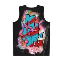 Load image into Gallery viewer, Jesus My King Graffiti -Black (Basketball Jersey)