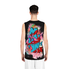 Load image into Gallery viewer, Jesus My King Graffiti -Black (Basketball Jersey)