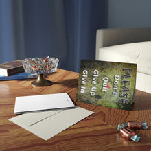Load image into Gallery viewer, Please Don't Give Up - Greeting cards (8, 16, and 24 pcs)