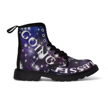 Load image into Gallery viewer, I AM BLESSED - COMING & GOING (Women's Canvas Boots)