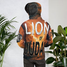 Load image into Gallery viewer, Jesus Lion of Judah AOP - (Unisex Hoodie) (Sizes Run Small)
