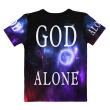 Load image into Gallery viewer, GOD Alone Created the UNIVERSE (Women's T-shirt)