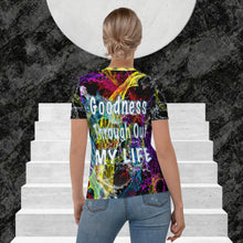 Load image into Gallery viewer, I See Evidence of God's Goodness Ps. 23:6 - Women's T-shirt