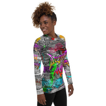 Load image into Gallery viewer, Jesus My Lord & King AOP - (Women's Rash Guard)