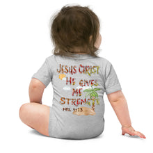 Load image into Gallery viewer, I Can Do All Things Philip 4:13 - Baby short sleeve one piece