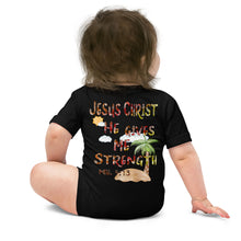Load image into Gallery viewer, I Can Do All Things Philip 4:13 - Baby short sleeve one piece