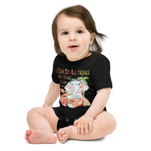 Load image into Gallery viewer, I Can Do All Things Philip 4:13 - Baby short sleeve one piece