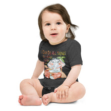 Load image into Gallery viewer, I Can Do All Things Philip 4:13 - Baby short sleeve one piece