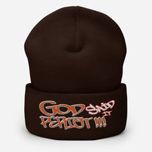 Load image into Gallery viewer, God Said It PERIODT!!! - Cuffed Beanie