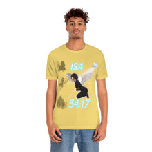 Load image into Gallery viewer, No Weapon ISA. 54:17 Blue Glowing Words (Unisex Jersey Short Sleeve Tee)