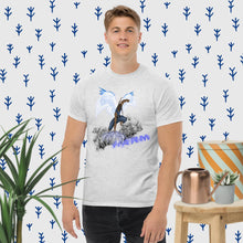 Load image into Gallery viewer, Ps. 91:11 Angel Blue Fire - Men's classic tee