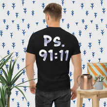 Load image into Gallery viewer, Ps. 91:11 Angel Blue Fire - Men's classic tee