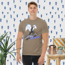 Load image into Gallery viewer, Ps. 91:11 Angel Blue Fire - Men's classic tee