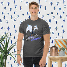 Load image into Gallery viewer, Ps. 91:11 Angel Blue Fire - Men's classic tee