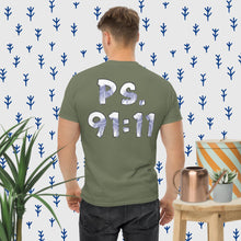 Load image into Gallery viewer, Ps. 91:11 Angel Blue Fire - Men's classic tee