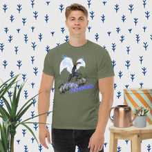 Load image into Gallery viewer, Ps. 91:11 Angel Blue Fire - Men's classic tee