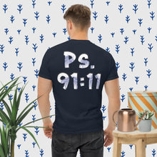 Load image into Gallery viewer, Ps. 91:11 Angel Blue Fire - Men's classic tee